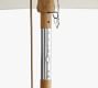 6' Round Outdoor Patio Umbrella &ndash; Teak Tilt Frame​