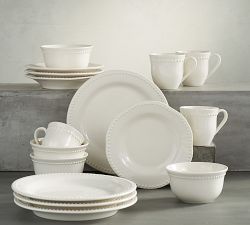 Emma Beaded Stoneware Dinnerware Collection