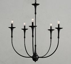 Jerome Iron Chandelier (30")