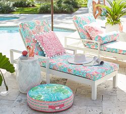 Outdoor Lilly Pulitzer Printed Pillow - Pineapple Party