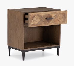 Parquet Reclaimed Wood Nightstand