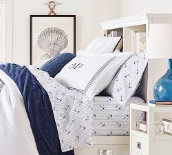Anchor Stripe Organic Sheet Set