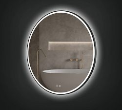 Dion Round Lighted LED Mirror