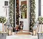 Faux Pine Ornament Wreath &amp; Garland