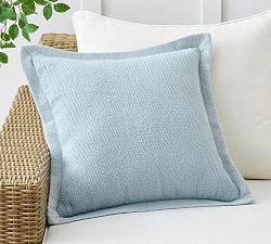 Macondray Flange Solid Outdoor Pillow
