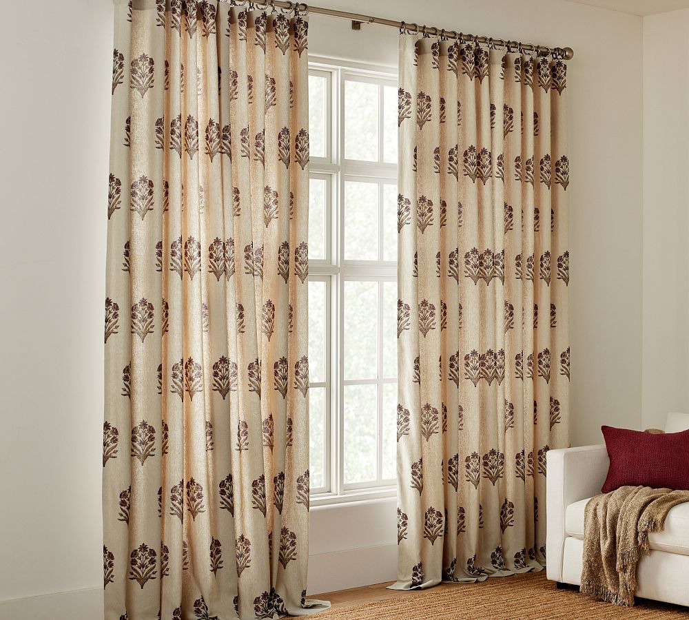 Elinor Floral Mughal Curtain by Pottery Barn