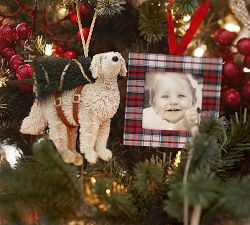 Plaid Frame Ornament