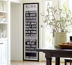 San Francisco Sign Framed Print