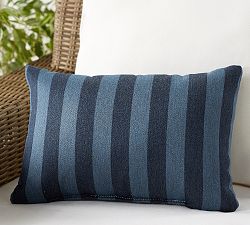 Sunbrella® Danni Striped Outdoor Pillow