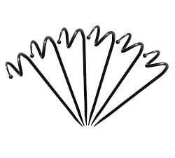 Wrought Iron Garden Hose Guards - Set of 6