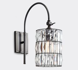 Adeline Crystal Arc Sconce (18'')