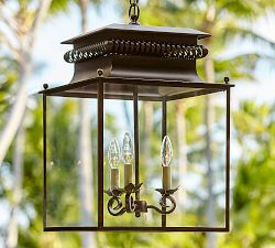 Bolton Metal Lantern Pendant (16")