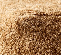 Cozy Teddy Faux Fur Pouf