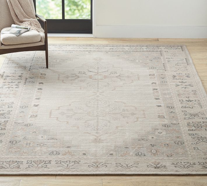 Aurelia Hand-Knotted Wool Rug | Pottery Barn