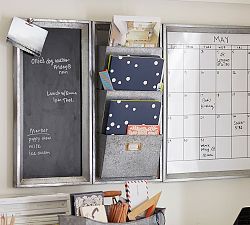 Galvanized System 3-Tier Letter File Bin