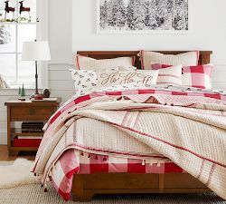 Ho Ho Ho Embroidered Pillow Cover