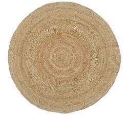 Round Braided Jute Rug