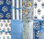 Sophia Floral Block Print Cotton Napkins - Set of 4