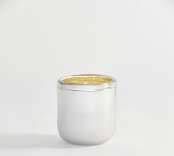 Brie Handcrafted Mercury Glass Hurricane Candle Holder - Thumbnail 3