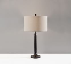 Fig Iron Adjustable Table Lamp (28")