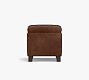 Lorraine Tufted Leather Storage Cube