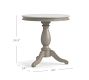 Alexandra Round Marble End Table (24")