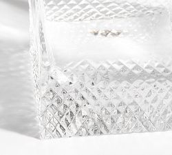 Diamond Cut Decanter And Glasses