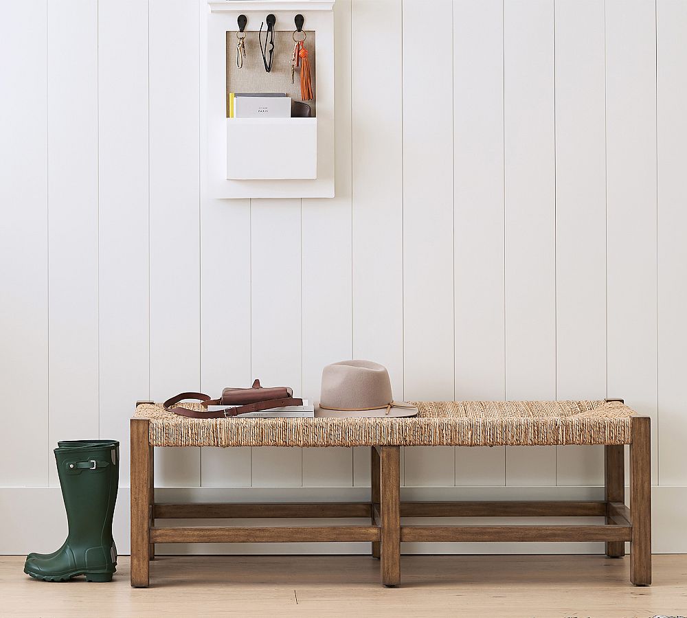 Malibu Woven Backless Bench (52") by Pottery Barn