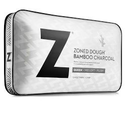 Malouf™ Zoned ActiveDough® + Bamboo Charcoal Memory Foam Pillow