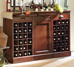 Modular Bar Buffet With Double Wine Grid (54")
