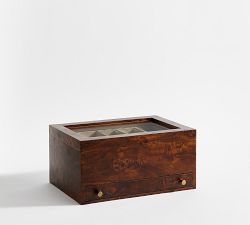 Burlwood Jewelry Armoire - Thumbnail 4