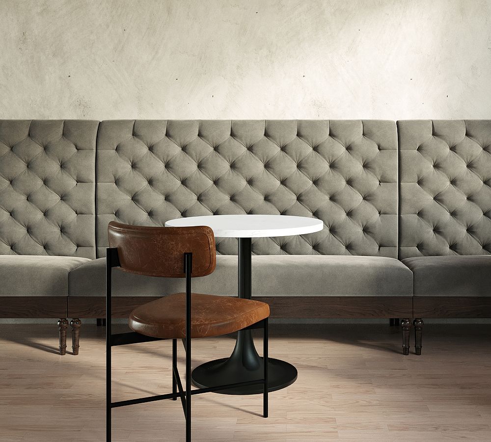 Hayworth High Back Upholstered Banquette by Pottery Barn