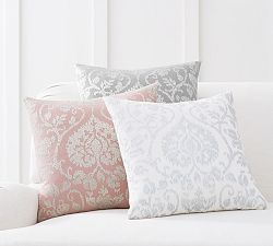 Iona Metallic Embroidered Pillow Cover