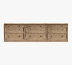 Livingston Media Console with File Cabinets (105")