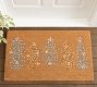 Metallic Trees Light Up Doormat