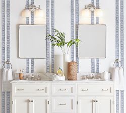 Open Box: Vintage Rounded Rectangular Mirror