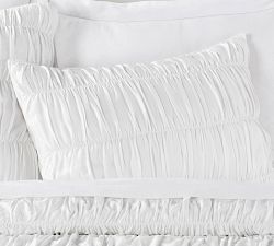 Ruched TENCEL™ Sham