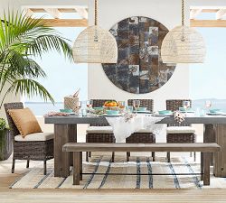 Cabana Outdoor Melamine 12-Piece Dinnerware Set