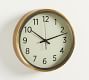 Classic Wall Clock - Brass