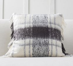 Dagny Plaid Mohair Pillow Cover