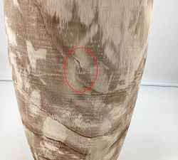 Open Box: Aisley Wood Vase, 17"H