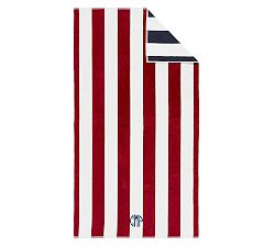 Reversible Awning Striped Beach Towel