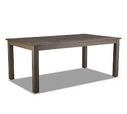 Tropez Faux Teak Rectangular Dining Table, Shadow