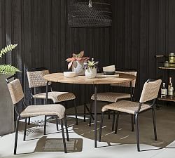 Tulum Acacia Round Outdoor Dining Table (48")