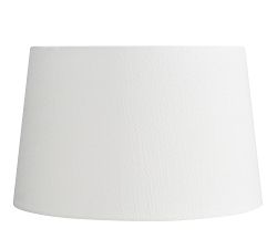 Gallery Textured Linen Tapered Lamp Shade (14"-20")