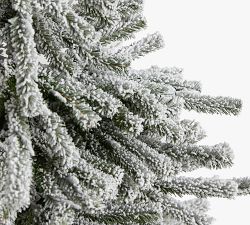 Lit Long Vermont Pine Artificial Christmas Tree