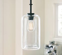 Bates Recycled Glass Pendant (7"-11")