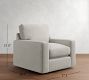 PB Comfort Modern Square Arm Swivel Chair