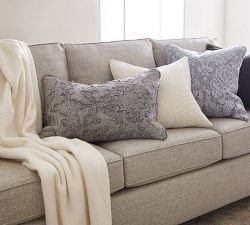 Solid Faux Mohair Throw