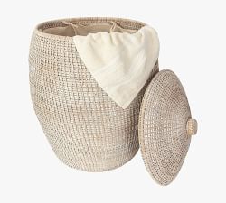 Tava Rattan Beehive Laundry Hamper with Lid